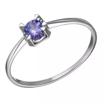 Золотое кольцо с танзанитом