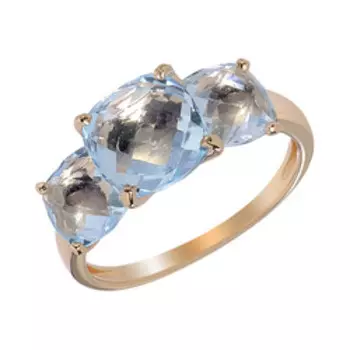 Золотое кольцо с топазами