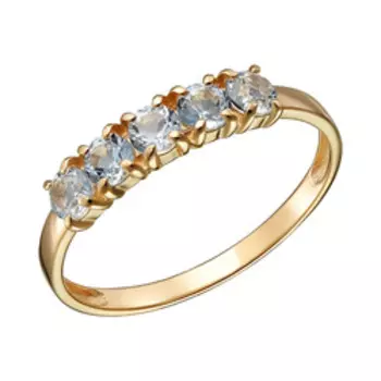 Золотое кольцо с топазами