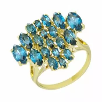 Золотое кольцо с топазами London