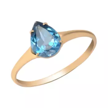 Золотое кольцо с топазом