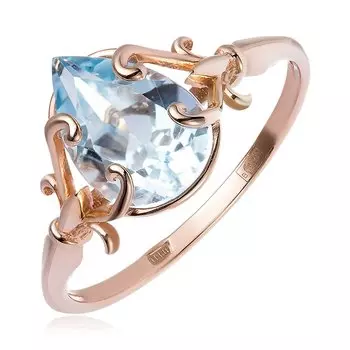 Золотое кольцо с топазом