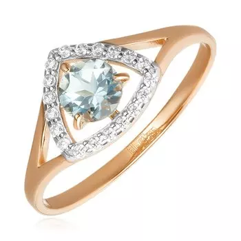 Золотое кольцо с топазом