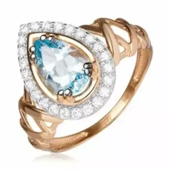 Золотое кольцо с топазом