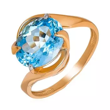 Золотое кольцо с топазом