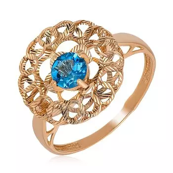 Золотое кольцо с топазом