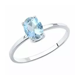 Золотое кольцо с топазом