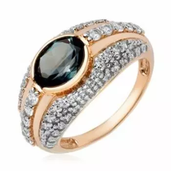 Золотое кольцо с топазом лондон