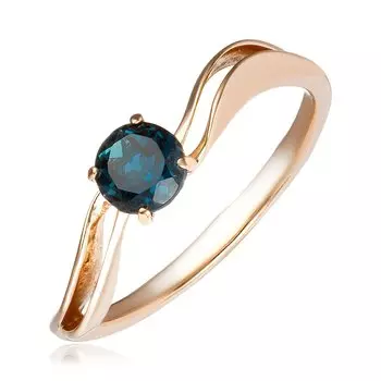 Золотое кольцо с топазом лондон