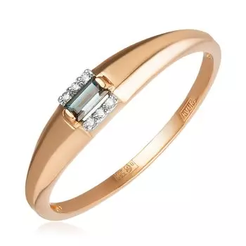 Золотое кольцо с топазом лондон