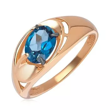 Золотое кольцо с топазом лондон