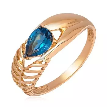 Золотое кольцо с топазом лондон