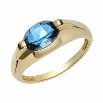 Золотое кольцо с топазом лондон