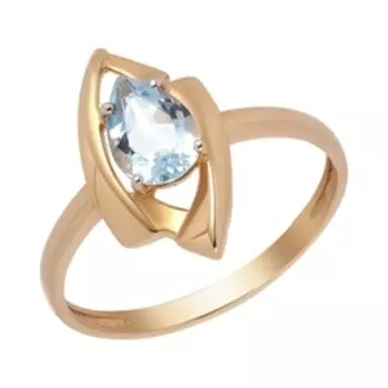 Золотое кольцо с топазом Sky