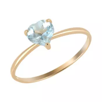 Золотое кольцо с топазом Sky