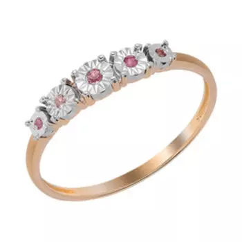 Золотое кольцо с турмалинами