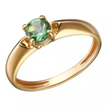 Золотое кольцо с турмалином