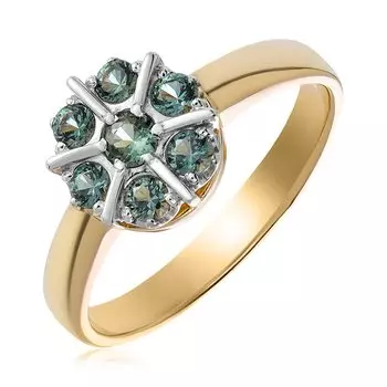 Золотое кольцо с турмалином