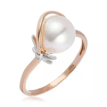 Золотое кольцо с жемчугом