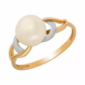 Золотое кольцо с жемчугом