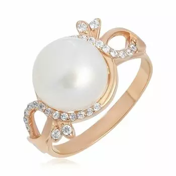 Золотое кольцо с жемчугом