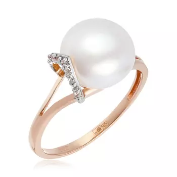 Золотое кольцо с жемчугом