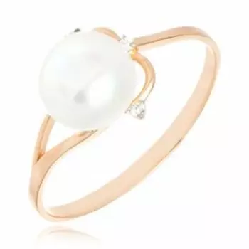 Золотое кольцо с жемчугом