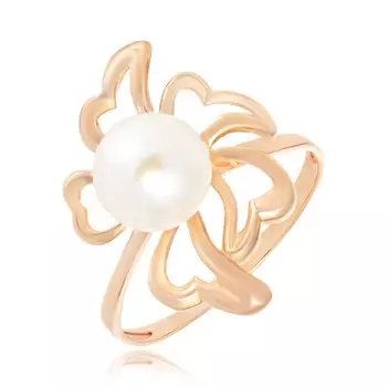 Золотое кольцо с жемчугом