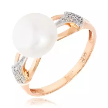 Золотое кольцо с жемчугом