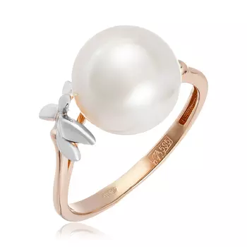 Золотое кольцо с жемчугом