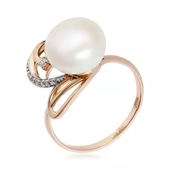 Золотое кольцо с жемчугом