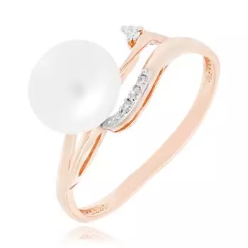 Золотое кольцо с жемчугом