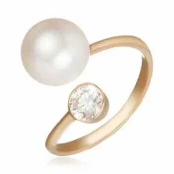 Золотое кольцо с жемчугом