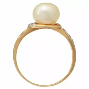 Золотое кольцо с жемчугом