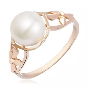 Золотое кольцо с жемчугом