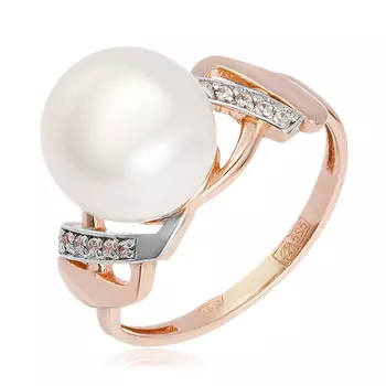 Золотое кольцо с жемчугом