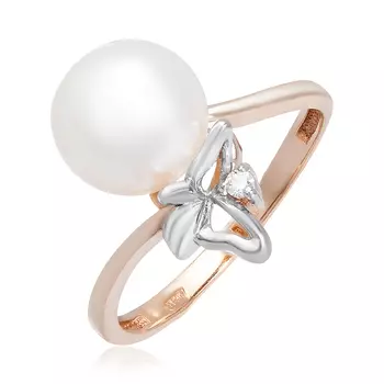 Золотое кольцо с жемчугом