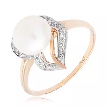 Золотое кольцо с жемчугом