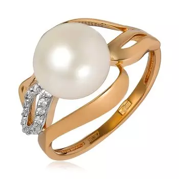 Золотое кольцо с жемчугом