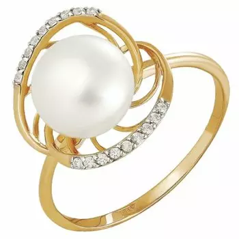 Золотое кольцо с жемчугом