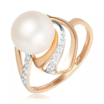 Золотое кольцо с жемчугом