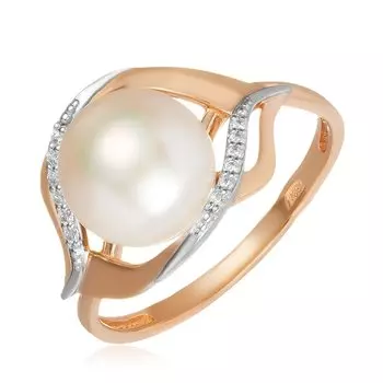 Золотое кольцо с жемчугом