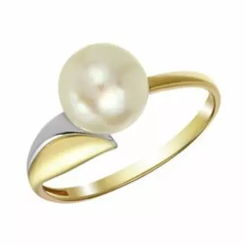 Золотое кольцо с жемчугом