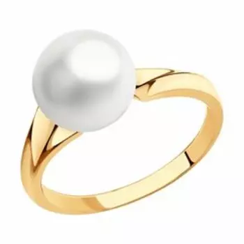 Золотое кольцо с жемчугом