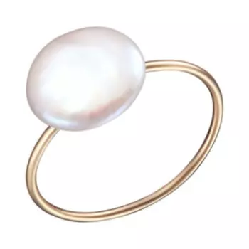 Золотое кольцо с жемчугом Барокко