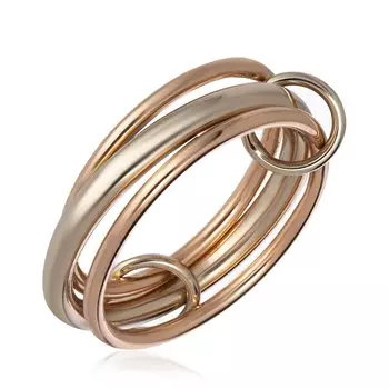 Золотое кольцо "Тройное"