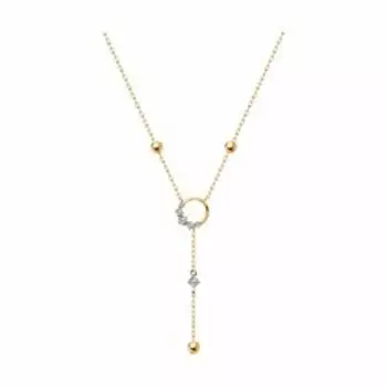 Колье из золота с фианитами