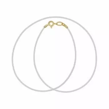 Золотое колье с леской