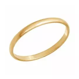 Золотое обручальное кольцо