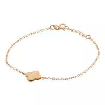 Золотой браслет "Клевер"